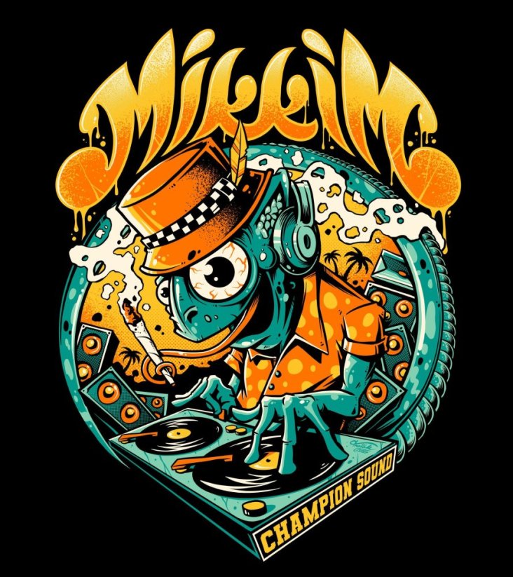 T-Shirt Mikkim Champion Sound - Velikost: XXL