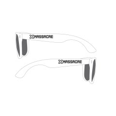 Vstupenka S-Massacre 2024 + Sluneční brýle X-Massacre Bílá